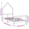 VidaXL 834558, Drewno, 80 x 160 mm, 1 szt. Podgląd zdjęcia produktu 10