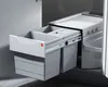 Hailo Rondo 2 plus. Collecteur de déchets, gris clair.  - Voir les images du produit 3