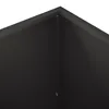vidaXL Pot de jardin noir, 100 x 30 x 40 cm, en acier Voir les images du produit 5