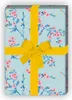 Zartes Blumen Geschenkpapier mit Hibiskus Blüten-Zweigen, Produktbild-Vorschau 1