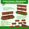 COSTWAY 6 fioriere lunghe 49 cm, fioriere con sistema di Anteprima dell’immagine prodotto 7