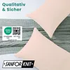 Jersey Kissenbezug 2er Set 40x80 cm 100% Baumwolle Produktbild-Vorschau 3