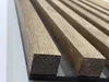 Zegar ścienny duży nowoczesny dąb drewniany wiszące listwy Podgląd zdjęcia produktu 8