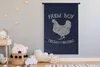MuchoWow® Wandteppich Wandbehang Vintage - Huhn - Bauernhof Produktbild-Vorschau 3
