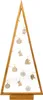 A wooden Christmas tree decoration with LED lights and ornaments. Náhled obrázku produktu