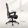 Huzaro Combat 3.1 Grau Gaming Stuhl mit Fußstütze, Produktbild-Vorschau 7
