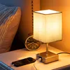 EDISHINE Zestaw 2 lamp stołowych z funkcją ładowania, Podgląd zdjęcia produktu 3