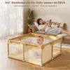 Koonmi Laufstall Baby 120x120 cm Faltbarer Laufgitter mit – Produktbild-Vorschau 3