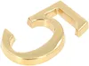 KOTARBAU® Ziffer „5” Messing Selbstklebend 5 cm aus Messing Produktbild-Vorschau 3