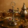 Marrakech Deco Estetica Etagere 2 livelli fruttiera rotonda Anteprima dell’immagine prodotto 9