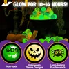 JOYIN 100 Stück Halloween Flummi im Dunkeln leuchtende Produktbild-Vorschau 3