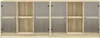 Design Bücherschrank mit Türen Sonoma-Eiche 204x37x75 cm Produktbild-Vorschau 6