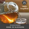 Creano Teekanne aus Glas 1,3l, 3-Teilige Glasteekanne mit Produktbild-Vorschau 3