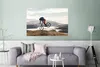 MuchoWow® Poster Mountainbiking entlang eines Flusses in Produktbild-Vorschau 5
