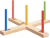 vidaXL Ringwurfspielset Mehrfarbig 41 x 41 x 16 cm Produktbild-Vorschau 4