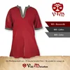 Klassische Wikinger Tunika rot "Arvid" mit Knotenmuster, Produktbild-Vorschau 2