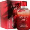 A bottle of La Rive Sweet Rose Eau de Parfum and its packaging are displayed against a white background. Podgląd zdjęcia produktu