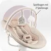 A baby bouncer with toys attached to a mobile arch. Anteprima dell’immagine prodotto