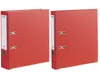 Ordner DIN A4 8cm breit 80mm rot Produktbild-Vorschau 3