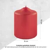 Fink CANDLE, metallic Stumpenkerze, Paraffin, rot, L. 8 cm, Produktbild-Vorschau 3
