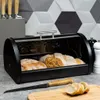 Klausberg Chlebník s rolovacím víkem, černo-stříbrný Náhled obrázku produktu 10