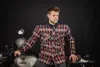Merlin Hendrix Motorrad Hemd, rot/blau/weiß, 2XL Produktbild-Vorschau 5