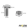 Avoltik 10x Hammerkopfschrauben M10 I 25 mm Produktbild-Vorschau 2