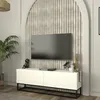 Mobiletto TV 'Nolven' con 2 ante a ribalta telaio lungo 135 Anteprima dell’immagine prodotto 1