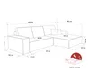 IDOHOME-Polsterecksofa NOVA mit Schlaffunktion und Produktbild-Vorschau 5