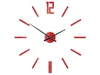 ModernClock, wanduhr rot, Wanduhr, Carlo 75cm, Acrylglas, Produktbild-Vorschau 7