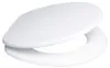 SANILO® Asiento de inodoro blanco, tapa de inodoro Vista previa de la imagen del producto 3