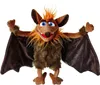 A plush bat puppet with outstretched wings against a white background. Produktbild-Vorschau