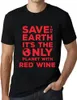 Herren Grafik T-Shirt Rettet die Erde sie ist der einzige Produktbild-Vorschau 1