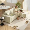 HOMCOM Ecksofa 3-Sitzer Sofa in L-Form Eckcouch mit Produktbild-Vorschau 2