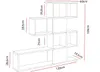 Skye Decor, Karlin - White, Bücherregal, Weiß, 100 % Produktbild-Vorschau 5