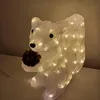 DECOLED LED světelná veverka, akryl, 30 cm, teple bílá Náhled obrázku produktu 2