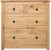 vidaXL Sideboard 80x40x83 cm Kiefernholz Panama Produktbild-Vorschau 2