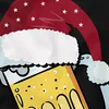 Herren T-Shirt Weihnachten lustig Bier Trinken Bierglas Produktbild-Vorschau 4