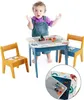 Tavolo per bambini con 2 sedie, utilizzabile da entrambi i Anteprima dell’immagine prodotto 3