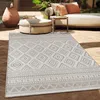 Outdoor Teppich Flachgewebe modern Boho Ethno wetterfest Produktbild-Vorschau 1