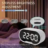 Digitální budík LED, 5,5" displej, zrcadlový povrch, Náhled obrázku produktu 7