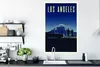 MuchoWow® Poster Illustration von Los Angeles bei Nacht Produktbild-Vorschau 3