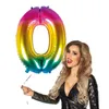 Folienballon 4 rainbow 86 cm Produktbild-Vorschau 5