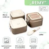 FRADABOX® Bento Lunchbox „Remy“ 2100ml, 3 Etagen mit Produktbild-Vorschau 2
