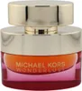 Runder Parfumflakon Wonderlust Sensual Essence in Orange-Pink mit metallisch glänzendem Deckel und weißem Aufdruck, edles und feminines Design. Produktbild-Vorschau