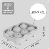 Blumtal Eiswürfelformen Silikon 3er Set - 6er Eiswürfelform Produktbild-Vorschau 4