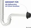 VILSTEIN Universal Gummimanschette für Abflussrohr I Siphon Produktbild-Vorschau 3