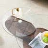 Moderner minimalistischer gehärteter Glas-Couchtisch, Produktbild-Vorschau 3