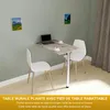 Table pliante murale avec pieds Plateau 80x50 cm en bois de Voir les images du produit 2