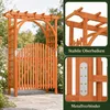 Arco da giardino COSTWAY con porta, dimensioni 161 x 60 x Anteprima dell’immagine prodotto 5